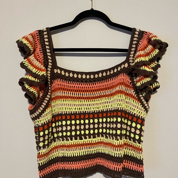 NWT Rails The Anna crochet top, size Large - Picture 6 of 6